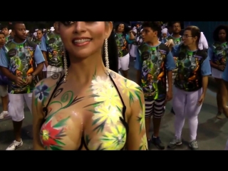 ellen santana body paint sucesso no samb dromo | brazilian girls  big tits